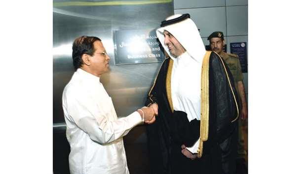 Sri Lankan President Arrives In Doha