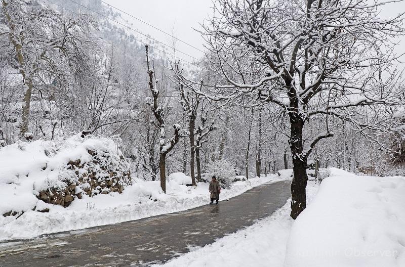 Kashmir Parts Of Jammu Receive More Snowfall