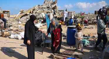 Displaced Gazans Burn Solid Waste For Cooking As Fuel, Shrubs Run Out...
