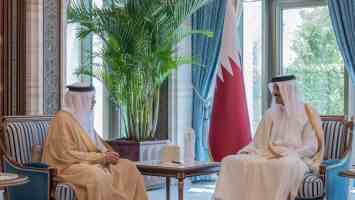 Amir Receives Phone Calls From US President, Bahraini King...