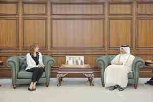 Amir Meets UK Secretary Of State For Defense...
