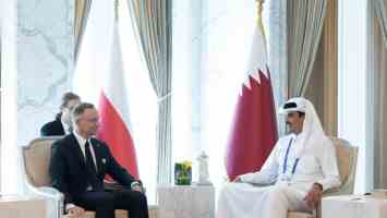 House Speaker, Chairman Of Qatari Shura Council Committee Discuss Parliam...