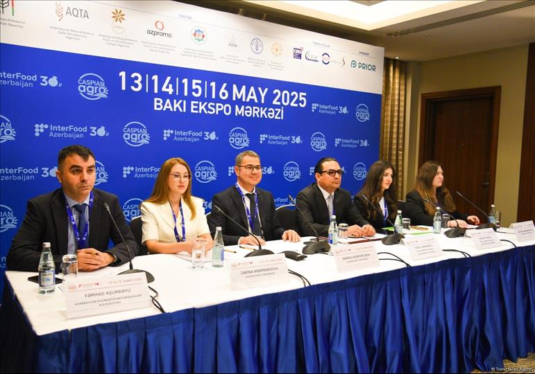 Baku Hosts Press Conference On 18Th Caspian Agro And 30Th Interfood Az...