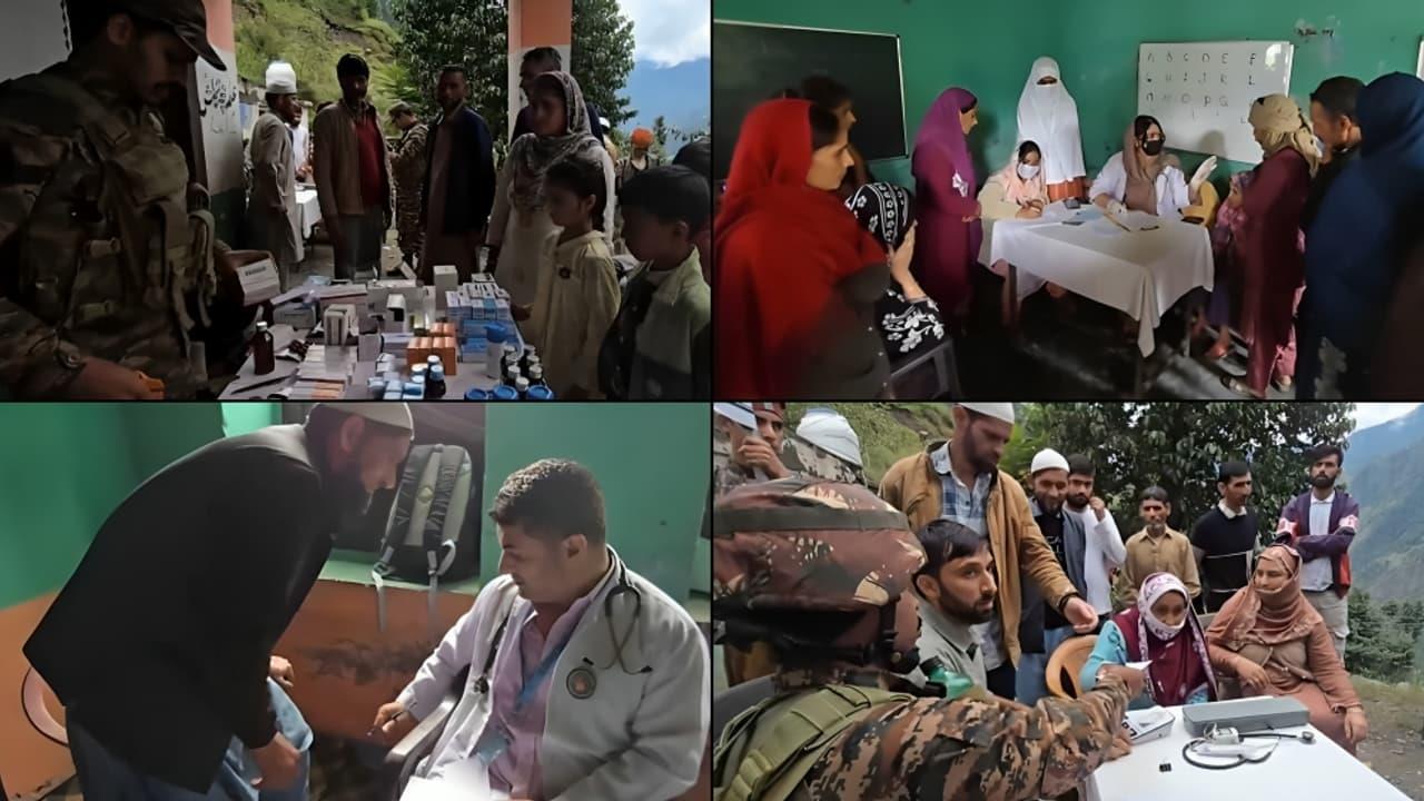 Bright Side Stories: Indian Army Holds Free Medical Camp In J&K's Flood-H...