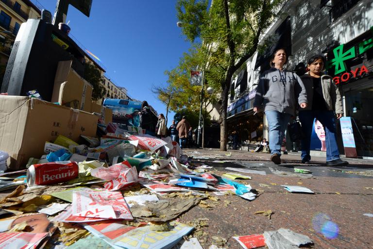 Street sweepers' strike hampers Madrid tourism
