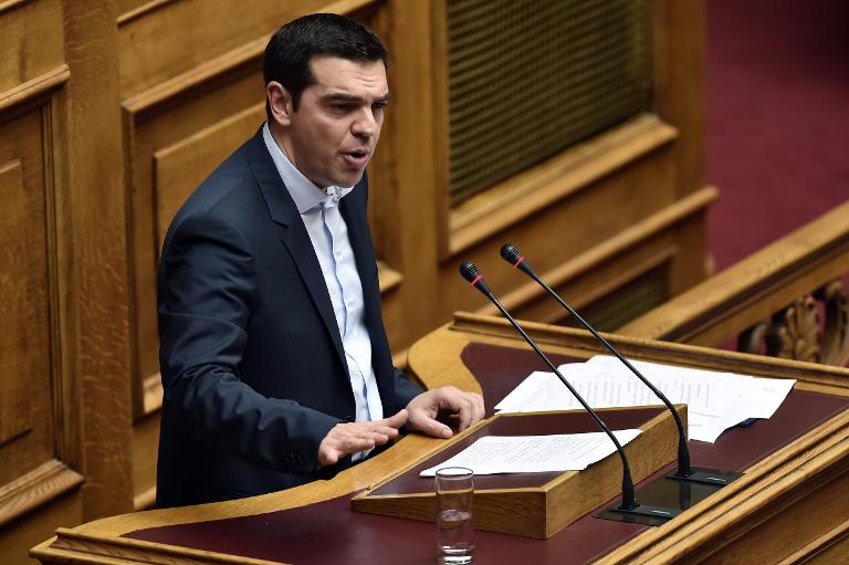 Greek PM 'unshakeable' on election pledges, calls for EU bridge loan