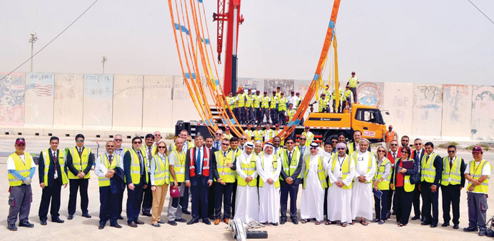 Qatar Airways conducts aircraft recovery drill