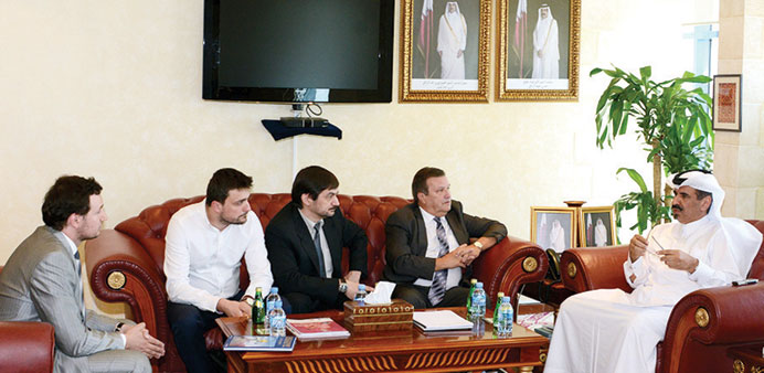 Qatar Chamber officials meet Ukrainian delegation