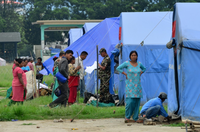 Monsoon troubles Nepal quake survivors three months on