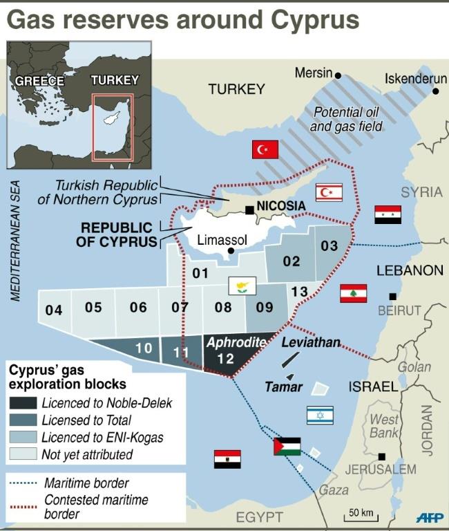 Cyprus, Israel, Greece see gas pipeline as peace catalyst