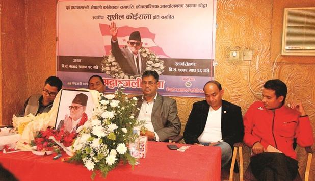 Former Nepalese prime minister remembered