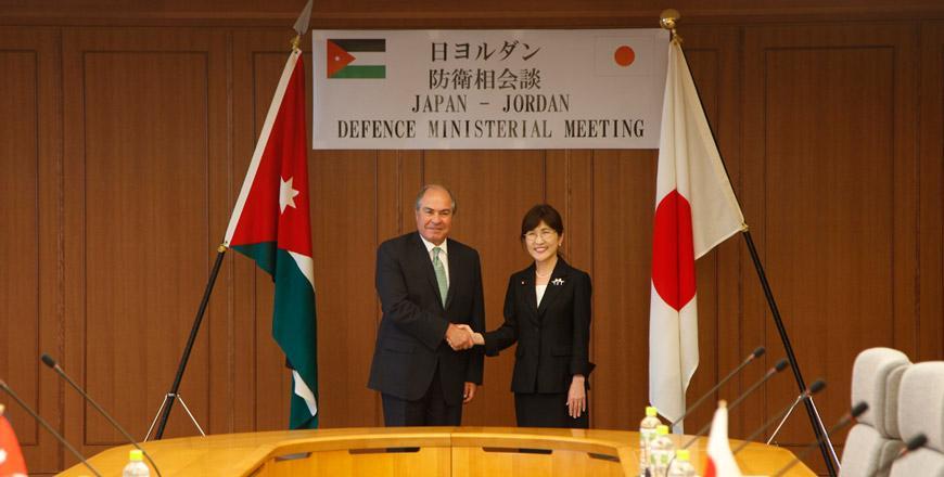 Jordan, Japan review progress in defence cooperation