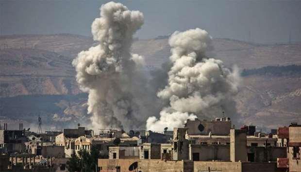 Air strikes kill 28 civilians in Syria safe zone