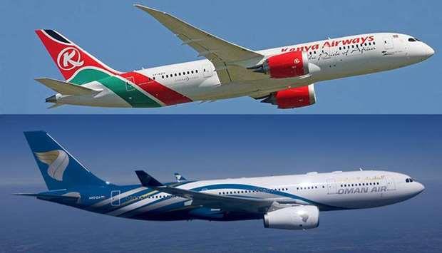 Oman Air signs code share deal with Kenya Airways