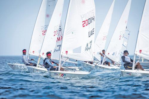 Close competition among sailors at Oman Sailing Championship