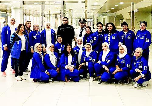 Kuwaiti women's ice hockey team leave for Bangkok