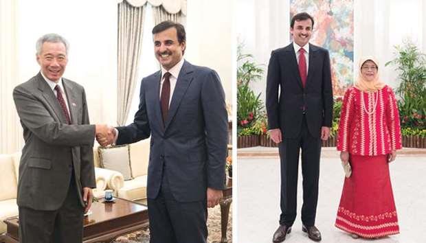 Emir's visit to Singapore raises bilateral relations to higher level