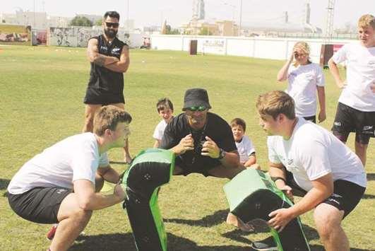 International rugby players to lead children's camp at Doha RFC