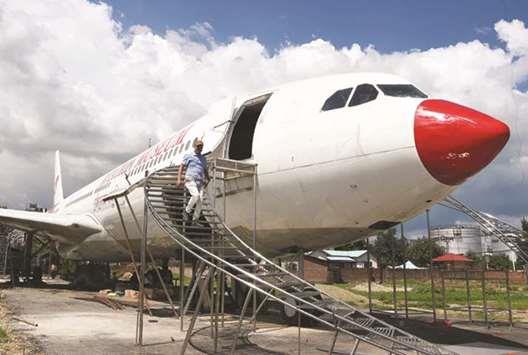 Pilot revives crashed plane as Nepal capital's first aviation museum
