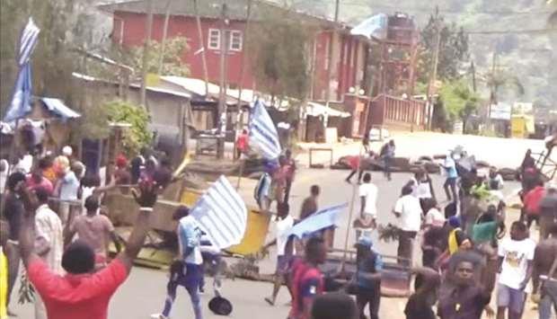 Cameroon army denies weekend protests death toll