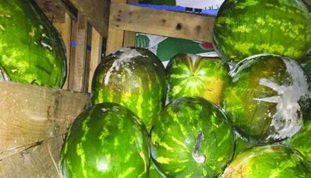 Qatar- Contaminated agricultural products destroyed