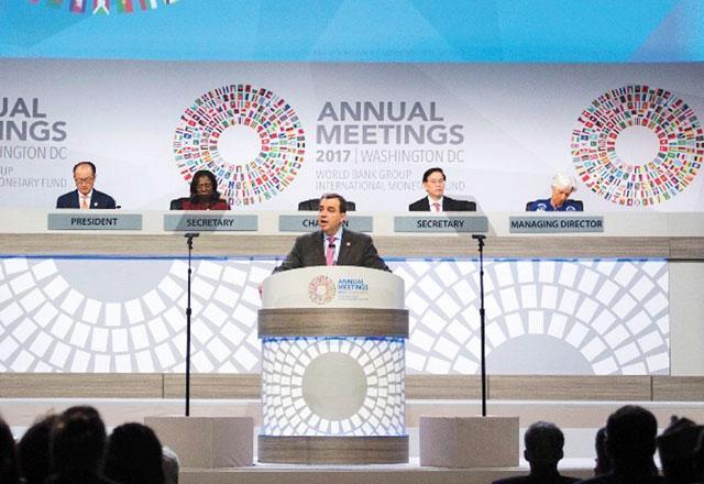 Fakhoury chairs World Bank, IMF meeting
