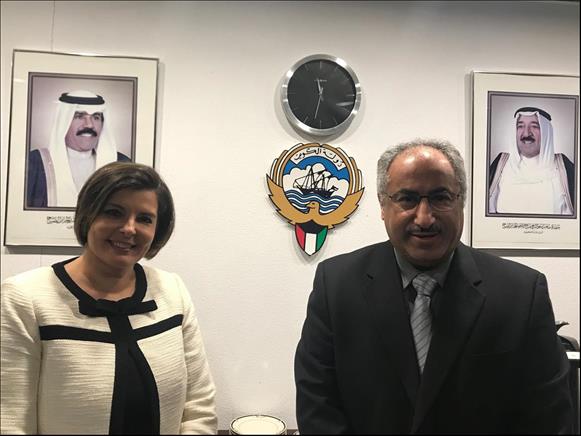 Kuwait- Education minister visits Washington cultural office