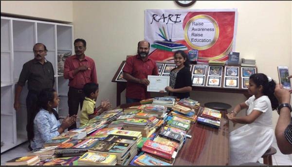 Student collects 432 books via FB drive