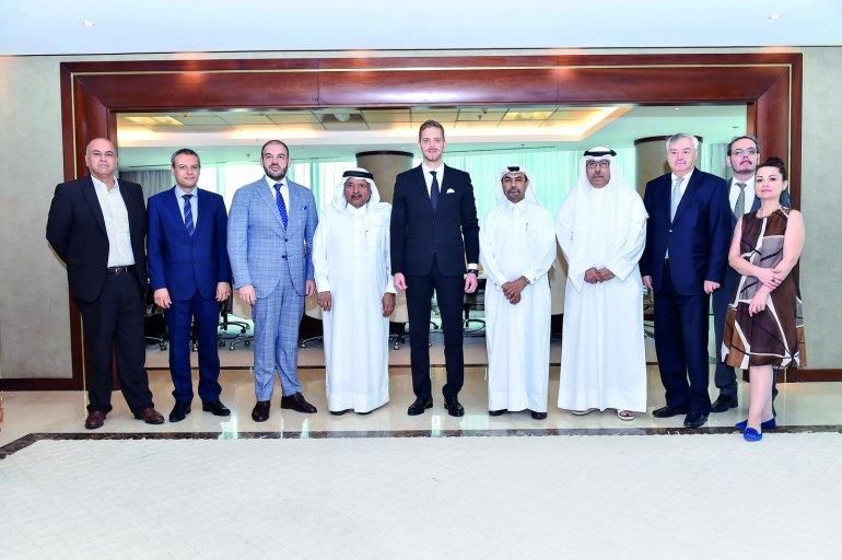 Qatari Business Association, Romanian trade team hold talks