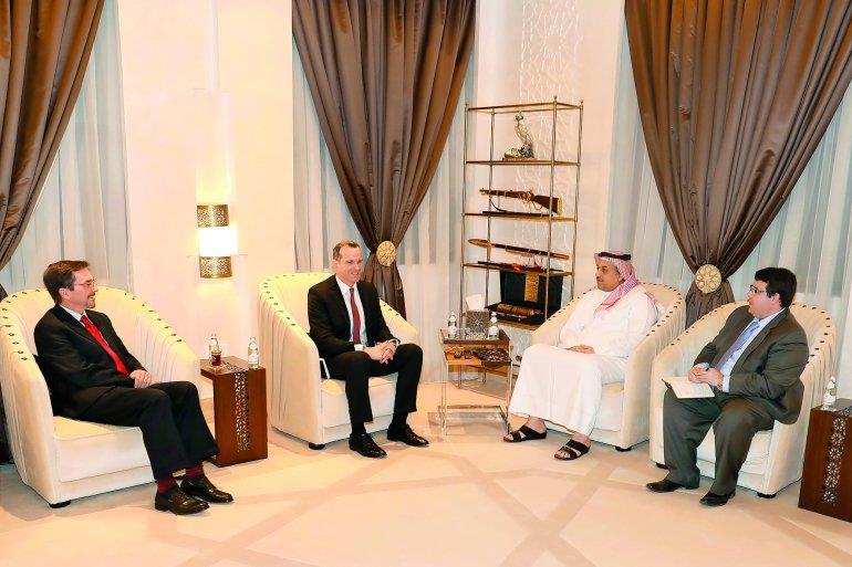 Qatar- Al Attiyah meets US special envoy