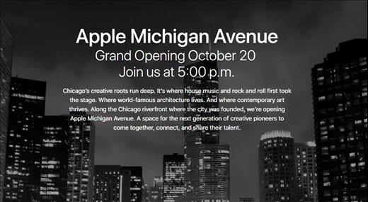 Apple Opens Door For Chicago Store