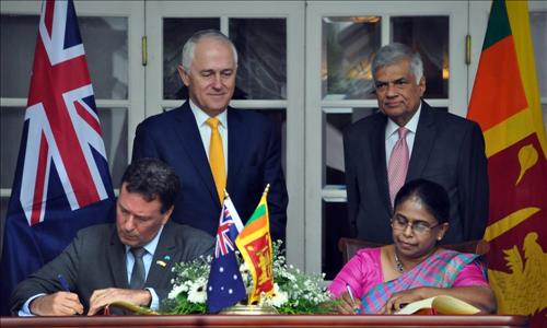 Australian PM hails Sri Lanka's reconciliation programme