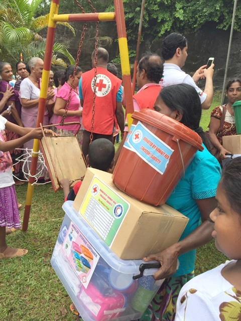 Kuwait distributes aid to flood affected families in Sri Lanka