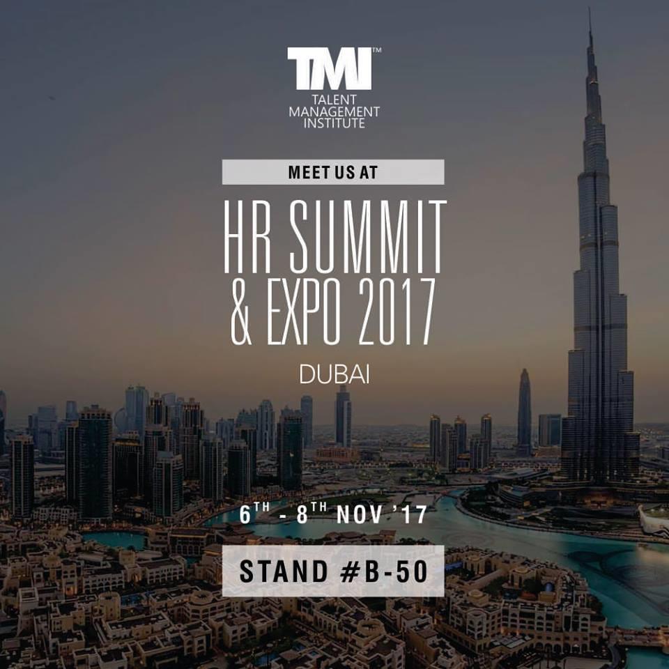 Talent Management Institute Exhibits at HR Summit and Expo 2017, Dubai