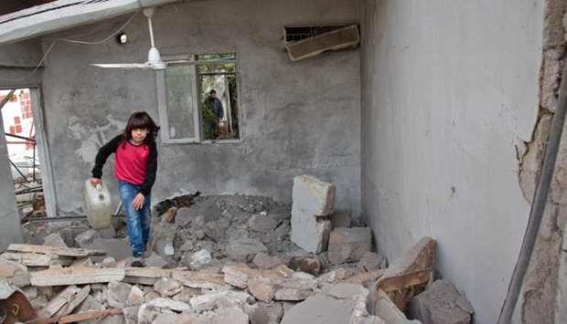 Air strikes kill 57 civilians including 19 children in Syria