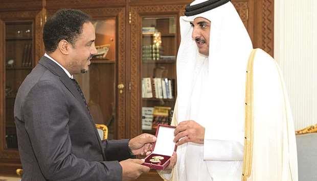 Emir honours Ethiopian envoy