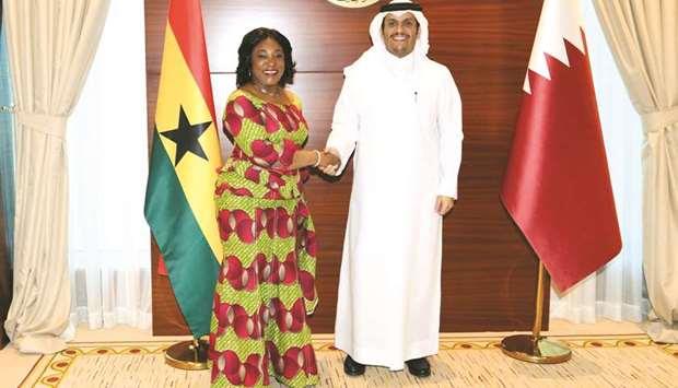 Qatar- FM meets Ghanaian foreign minister