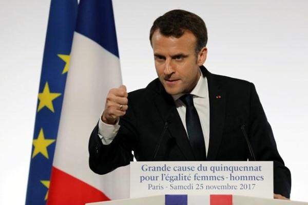 France's Macron vows to combat 'shameful' violence against women