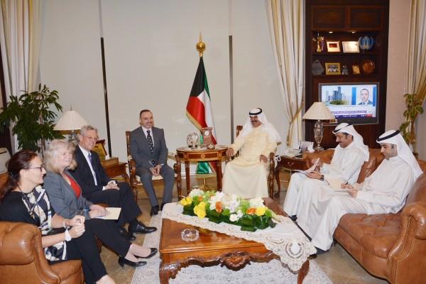 Kuwaiti Deputy FM meets several ambassadors