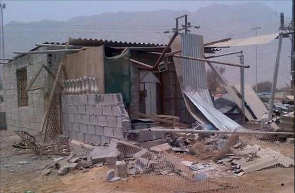 UAE- RAK Municipality demolishes 15 makeshift houses