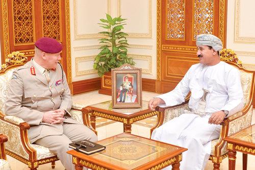 Oman- H E Gen Nu'amani receives UK's defence advisor