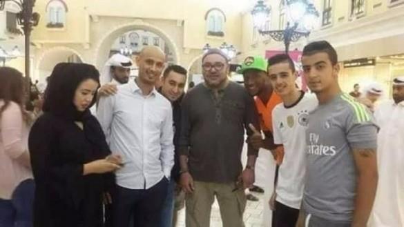 King Mohammed VI in Pictures with the Moroccans of Qatar