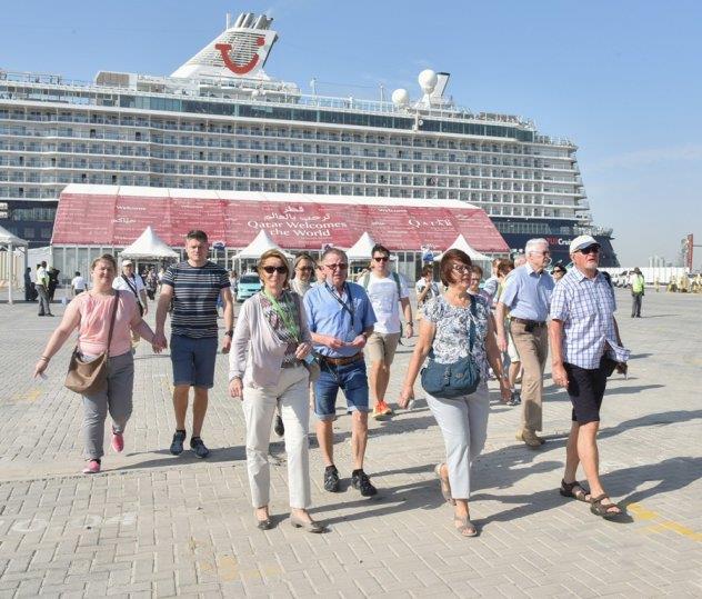 Qatar receives first mega ship of current cruise season