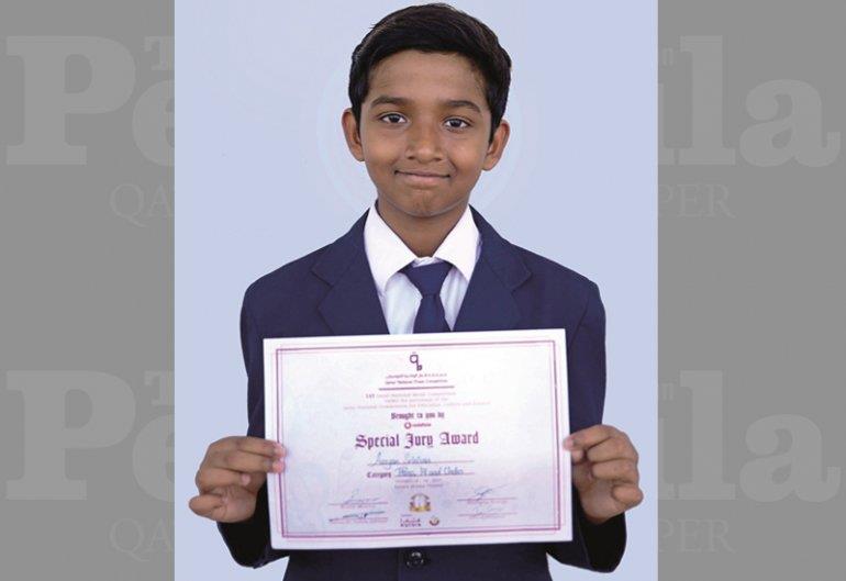 Qatar- MES student wins at music competition