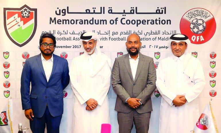 Qatar and Maldives join hands to uplift football