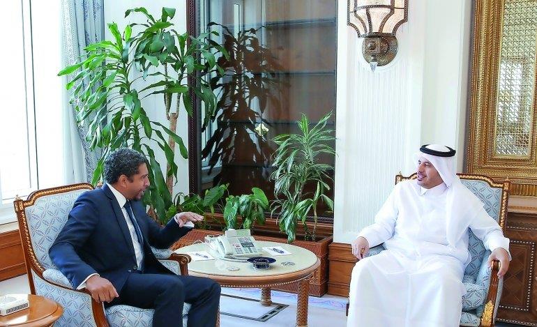 Qatar- Prime Minister meets Saint Vincent and Grenadines Minister