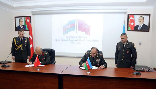 Azerbaijan's Defense Ministry, Turkish General Staff sign protocol