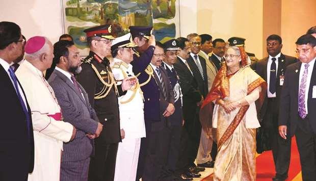 Hasina leaves for Paris to attend One Planet Summit