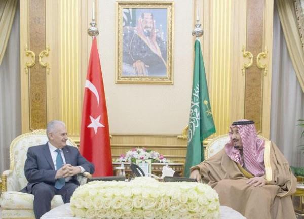 Saudi king, Turkey PM discuss Jerusalem status at talks