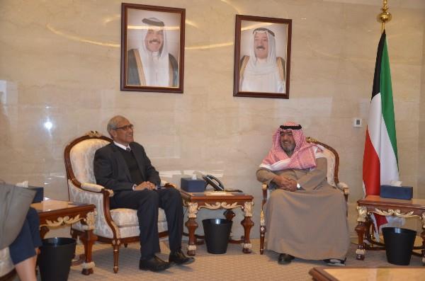 Kuwait- NSB Chairman meets Singaporean Ambassador
